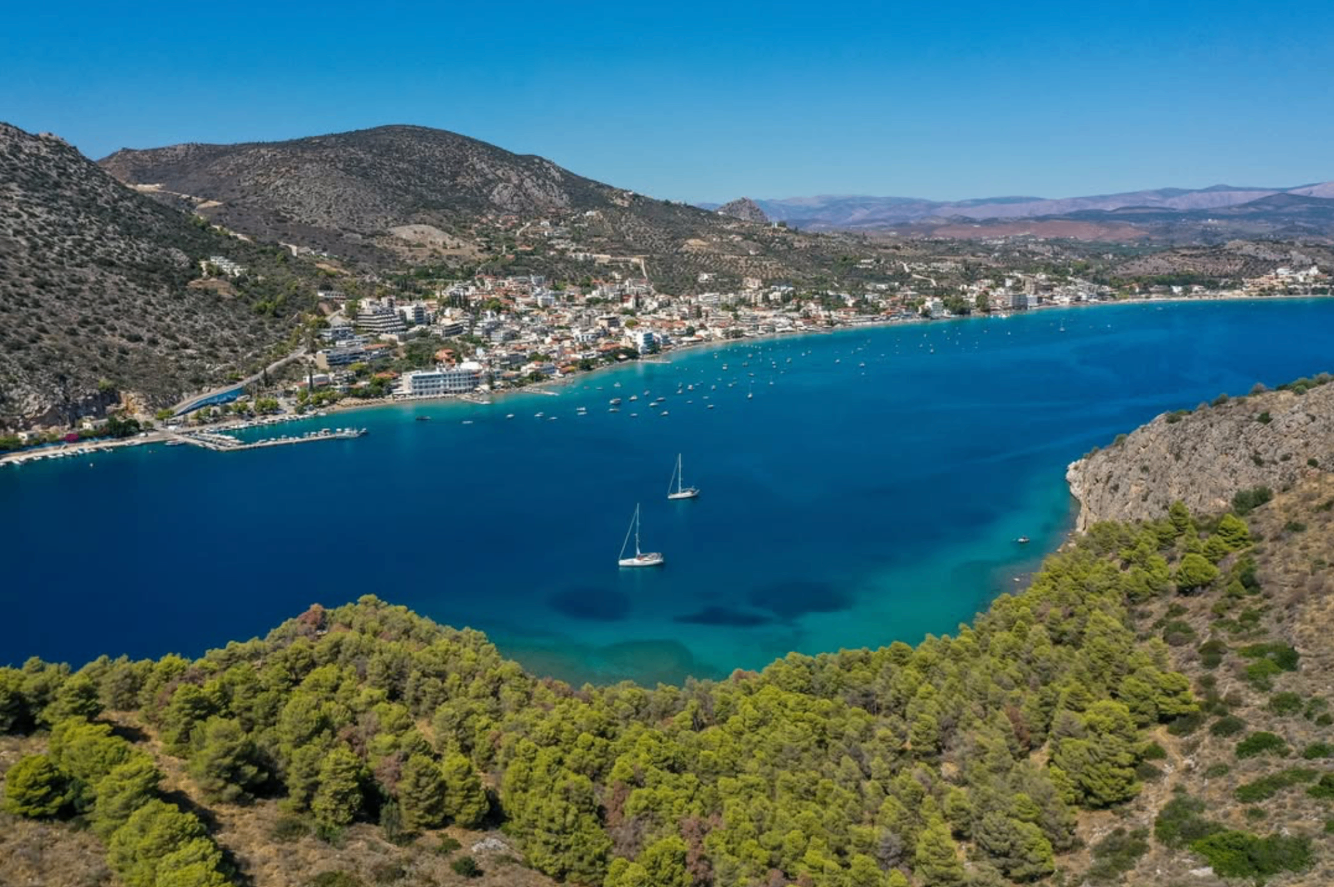 Tolon Holidays Hotel, pool & gardens in Tolo, Argolis